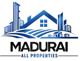 Madurai All Properties real estate logo created by RVK Digital Agency – property marketing branding